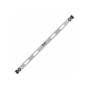 Уровень алюминиевый MTX Рельс 2000мм 3 глазка один поворотный 340419