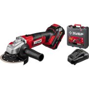 УШМ ЗУБР УШМ-18-125-41 акб 1х4Ач 125мм 10000об/мин