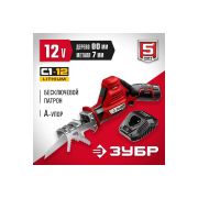 Сабельная пила ЗУБР СПЛ-125-21 12В 1х2Ач ЗУ коробка