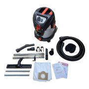 Пылесос строительный ИНТЕРСКОЛ ПУ-20/1400 Р 1400Вт. 20л. полуавто. очистка, система Циклон