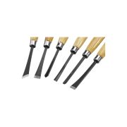 Набор STAYER: Резцы фигурные, с деревянной ручкой, 6шт