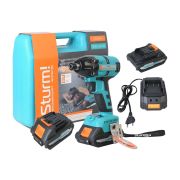 Импакт Sturm CD300H 260Нм 2х2.4Ач кейс
