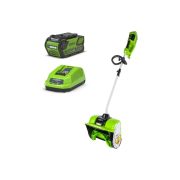 Снегоуборщик-лопата GREENWORKS GD40SSK5 40В 1х5А.ч ЗУ Бесщеточная