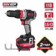 Дрель-шуруповерт P.I.T. PSB20H-13C Promo Pacк 110Нм 2х4Ач коробка